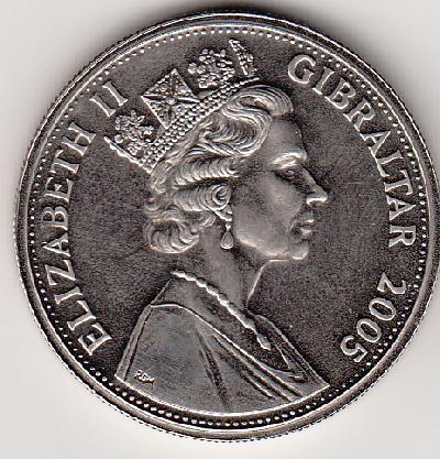 Beschrijving: 1 Crown TRAFALGAR SHIP